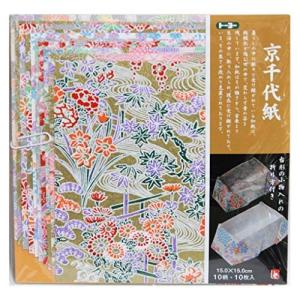 トーヨー 和紙 京千代紙 15cm角 10柄 10枚入 013002｜kirelab-net