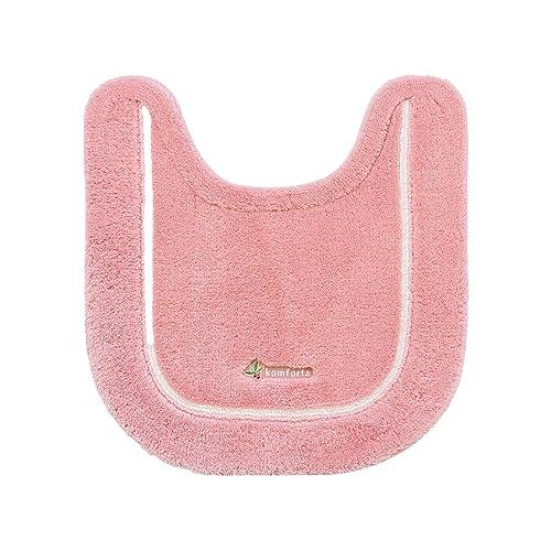 オカ(OKA) コムフォルタ6 トイレマット 約58cm×55cm ピンク (シンプル かわいい カ...