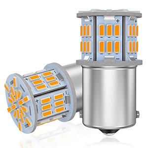 ゴシミ 12V-24V車用S25 シングル球 アンバー BA15S P21W G18 LEDバルブ LEDライト LEDランプ54連3014SM｜kirelab-net