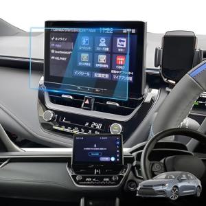 LFOTPP トヨタ 新型 カローラツーリング 2022モデル 専用 ナビ保護フィルム 10.5インチ PETフィルム 高感度タッチ 指紋軽減｜kirelab-net