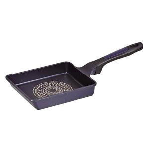 パール金属 軽い 卵焼き フライパン 15×18cm ガス火専用 玉子焼き器 驚きの軽さ ブルーダイヤモンドコート HB-2020｜kirelab-net