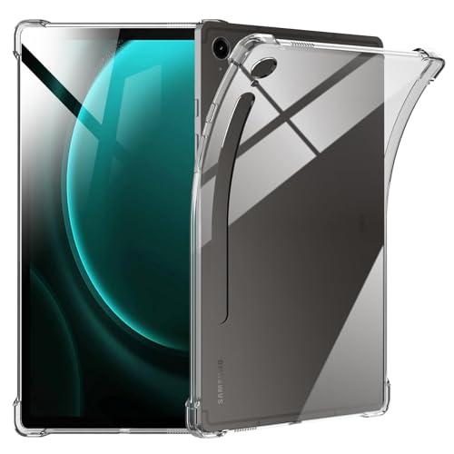 Galaxy Tab S9 FE 専用 ケース クリア 耐衝撃 落下防止 TPU素材 黄変防止 軽量...