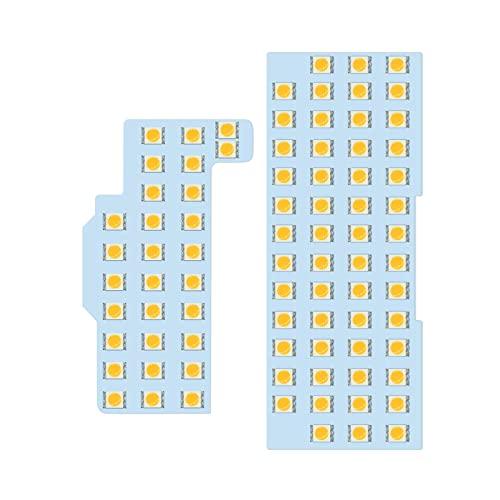 ZXREEK スズキ スペーシア/スペーシアカスタム/スペーシアギア LED ルームランプ 電球色 ...