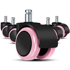 キャスターウレタンキャスター（5点セット）差し込み式OA椅子 キャスター、シャフトサイズ11MMX22MM、オフィスチェア・ゲーミングチェア用、｜kirelab-net
