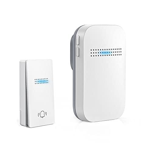 Umimile ワイヤレスチャイム 自動発電 玄関チャイム 電池不要 防水防塵 工事不要 38曲 4...