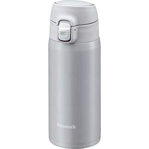 ピーコック魔法瓶工業(The-peacock) ピーコック 水筒 ロック式 ワンタッチマグ 400ml フレッシュグレー AKM-40 H｜kirelab-net