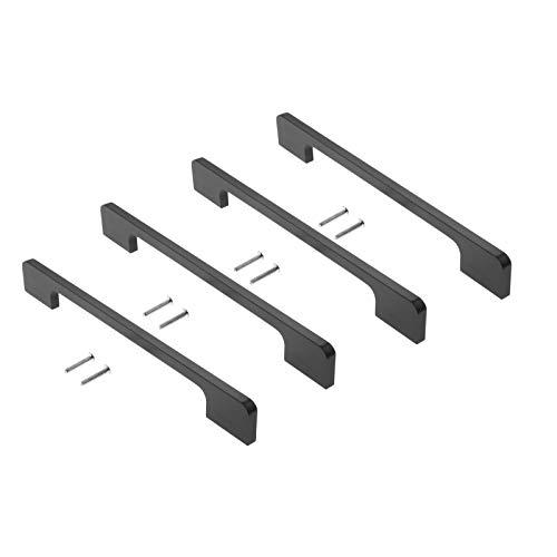 4個入り アルミ合金 取っ手 ハンドル 引き出し ノブ ツマミ ドア キャビネット たんす 食器棚 ...