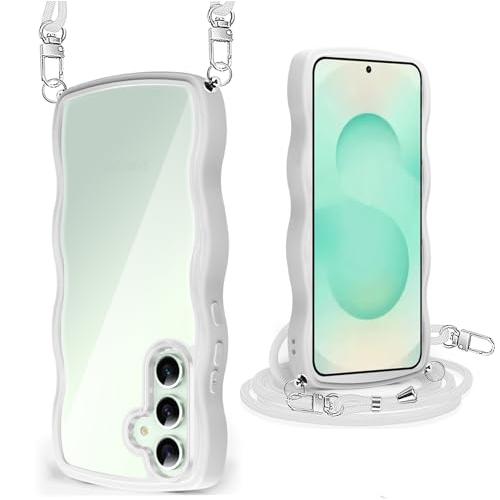 Galaxy S25 ケース クリア ショルダー SC-51F カバー うねうね 透明 人気 かわい...