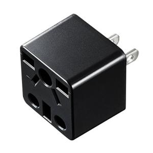 サンワサプライ 日本専用マルチタイプ電源変換アダプタ ブラック TR-AD5BK｜kirelab-net