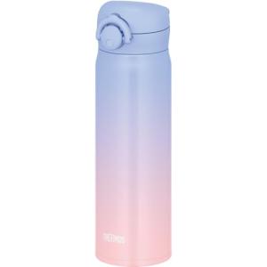 サーモス 水筒 真空断熱ケータイマグ 500ml パープルピンク 飲み口外せてお手入れ簡単 軽量タイプ ワンタッチオープン ステンレス ボトル｜ルミナスエイト ヤフー店