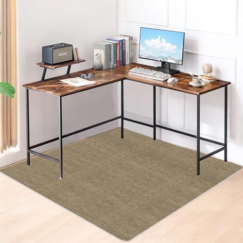 HUIJIE チェアマット フロアマット 床保護マット 140×100cm 椅子 マット滑り止め p...