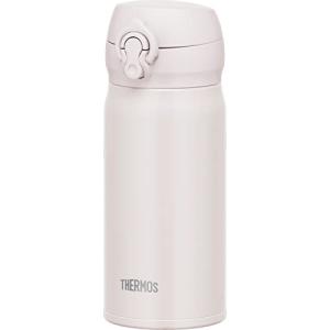サーモス 水筒 真空断熱ケータイマグ 350ml アッシュホワイト 飲み口外せてお手入れ簡単 軽量タイプ ワンタッチオープン ステンレス ボトル｜kirelab-net