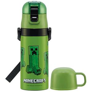 スケーター(skater) 子供用 ステンレス 水筒 2way 直飲み 420ml コップ飲み 350ml マインクラフト 子供に優しい軽量タイ｜kirelab-net