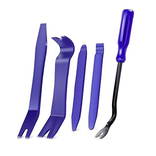 Cluoling 内張りはがし 内張り剥がし パネル 自動車内張り外し 5点セット 自動車用リベット...