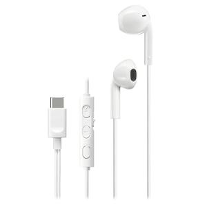JVCケンウッド JVC HA-FR17UC-W イヤホン 有線 マイク付き タイプC 開放型 USB Type-C 1.2m ホワイト HA-｜kirelab-net