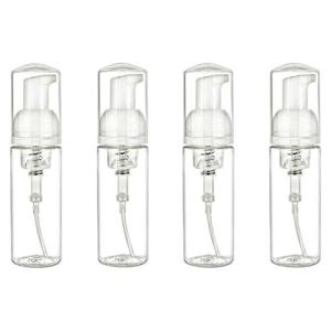 shopdp 4個セット 透明 泡ポンプボトル 泡 ソープ ポンプ ディスペンサー ボトル 50ml 詰め替え容器 (50ml-A)｜kirelab-net