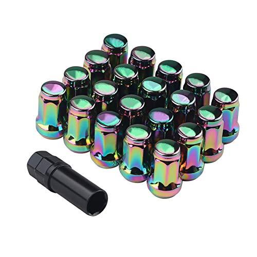 スチール製 ホイールロックナット M12 x P1.5 20個セット トヨタ/ホンダ/マツダ/ダイハ...