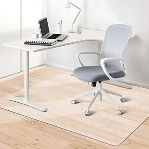 デスクごとチェアマット ゲーミングチェアマット 床保護マット 130×160cm 特大サイズ SALLOUS ずれない 透明 PVC厚み1.5m｜kirelab-net