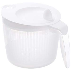 パール金属 日本製 サラダ スピナー 樹脂 野菜 水切り 器 グリップ式 ENJOY KITCHEN C-4698｜kirelab-net