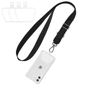 [Doormoon] スマホストラップ ネックストラップ ショルダーストラップ 長さ調整 斜め掛け 首掛け 腕かけ 着脱簡単 全機種対応 紛失/｜kirelab-net