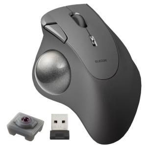 エレコム ワイヤレス トラックボールマウス IST 無線2.4GHz 親指操作 36mmボール 人工ルビー支持 5ボタン Windows Mac｜kirelab-net