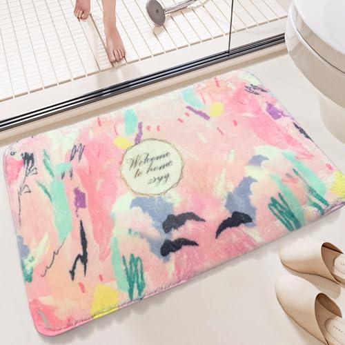 Vivi Bakie バスマット 吸水速乾 足ふきマット 滑り止め お風呂マット 厚手 ふわふわ 快...