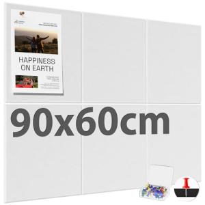 MaxGear フェルトボード コルクボード 30x30cm 6枚入り 壁に貼るコルクボード 押しピン付き 多機能 掲示板 伝言板 写真壁 案内｜kirelab-net