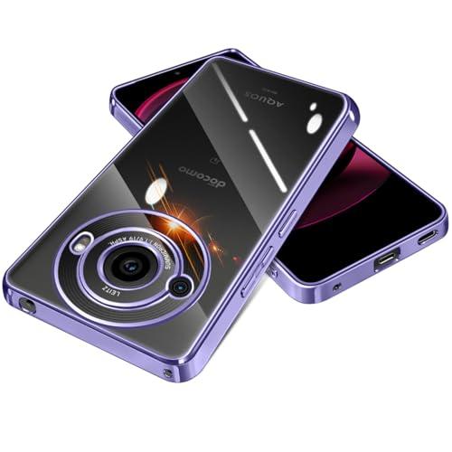 FULEEYUHNAQUOS R8 pro ケース クリア 軽量 薄型 黄変防止 アクオス R8 p...