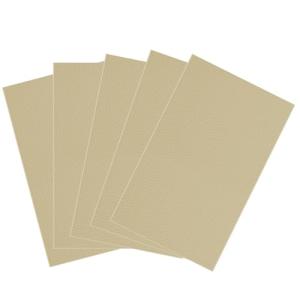 合皮 レザー補修シート 20cm×10cm シールタイプ 貼るレザー カバン 椅子/バイク/ソファー/財布/バッグなど修理用 5枚セット (20｜kirelab-net
