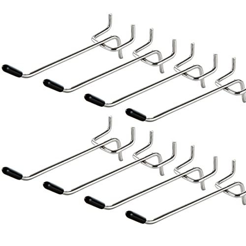 RILIHII（100個 10ｃｍ）有孔ボード T型 フック セット ゴム付き メッシュフック 吊り...