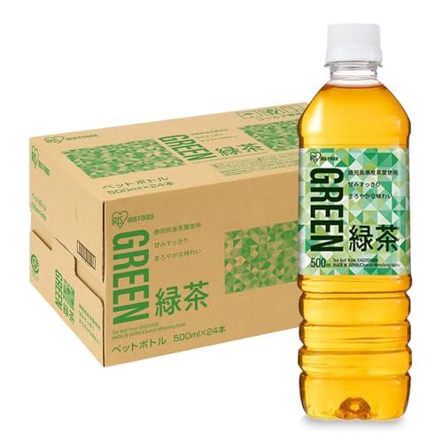 アイリスオーヤマ 緑茶 500ml ×24本 お茶 鹿児島県産 茶葉 ケース ペットボトル 500ミ...