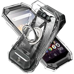 TORQUE 5G KYG01 ケース クリア リング付き TPU 京セラ TORQUE 5G カバー 専用 黄変防止 耐衝撃 薄型 ケース 車｜kirelab-net