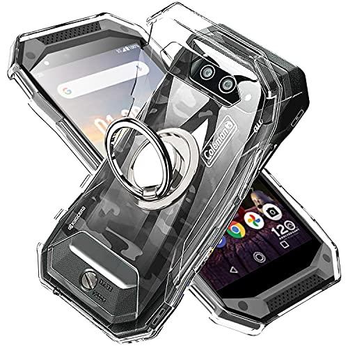 TORQUE 5G KYG01 ケース クリア リング付き TPU 京セラ TORQUE 5G カバ...