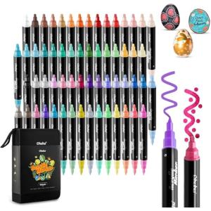 サンリオ×Ohuhuマーカーペン】サンリオ×Ohuhu 筆タイプ 太字 48色