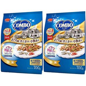 セット販売コンボ キャット まぐろ味・カニカマ・小魚添え 700g（140g×5袋）×2コ｜kirelab-net