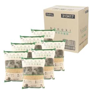 ペットプロ ひのきの猫砂 7L×7個セット(ケース販売)｜kirelab-net
