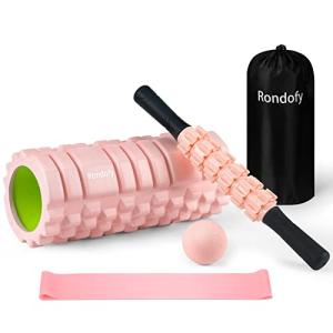 Rondofy フォームローラー 筋 膜 リリース 業界モデル500KG耐荷重 きんまくローラー 筋肉ほぐし セルライトローラー ストレッチ用品｜kirelab-net