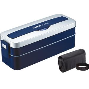 アスベル 弁当箱 ランタスMC-T800C 800ml シルバー バッグ付 幅22.6ｃｍ×奥行8.0ｃｍ×高さ8.2ｃｍ 2段｜kirelab-net