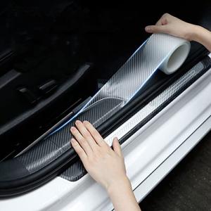 LIKENNY 車用ドアフィルム 自動車敷居ストリップ プロテクターフィルム 車用ドアフィルム ボディ保護フィルム 防衝撃 カーボンファイババン｜kirelab-net