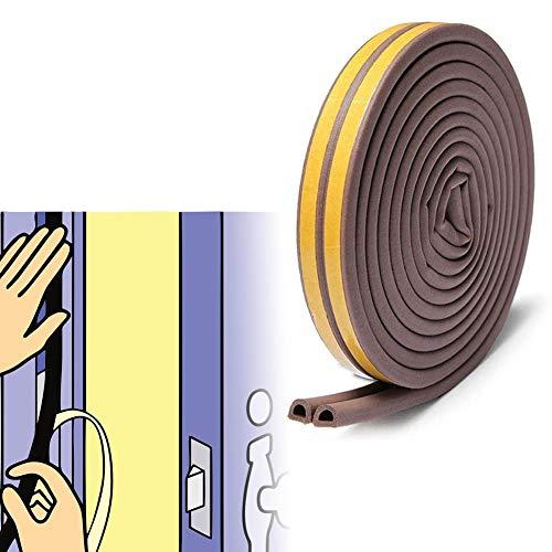 隙間テープ ドア 戸あたり 玄関 気密UP 冷気ブロック 窓 すきま風防止 防音 防風 防虫 D型 ...