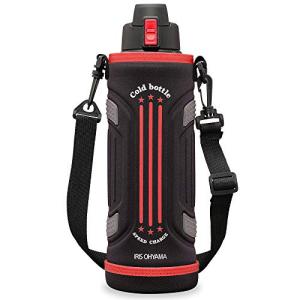 アイリスオーヤマ 水筒 子供 スポーツボトル 1リットル 1L レッド 真空断熱層で冷たさキープ6時間! 片手でワンタッチオープン&直飲み 持ち｜kirelab-net