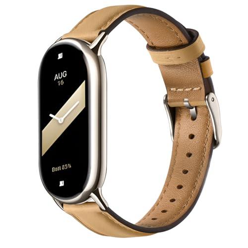 [WFEAGL] レザーコンパチブル Xiaomi Mi Band 10/9/8 シャオミ スマート...