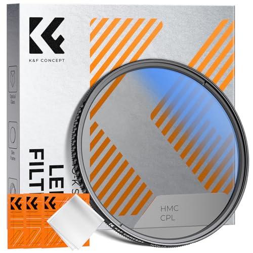 K&amp;F CONCEPT 77mm PLフィルター サーキュラー コントラスト 反射調整用 高透過率 ...