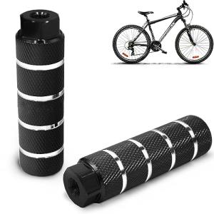 サムコス 自転車ステップ アルミ合金製 2本セット ハブステップ 自転車ペダル 取り付け簡単 ステップギアガード ファットバイク クロスバイク｜kirelab-net