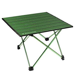 Rock Cloud キャンプテーブル 折りたたみ 56x41cm アルミ ロールテーブル コンパクト 超軽量 アウトドア 運動会 BBQ ハイ｜kirelab-net
