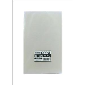 モリヤマ化成 OPP袋 S-26×40 100枚入 透明｜kirelab-net