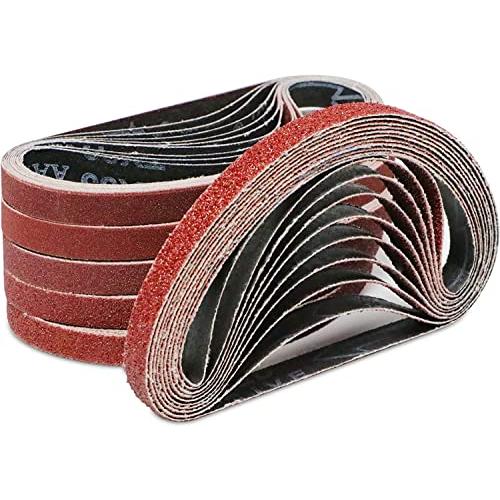 IROKCAKPT エンドレスベルト 10x330mm サンディングベルト(30本組)サンダー替研削...