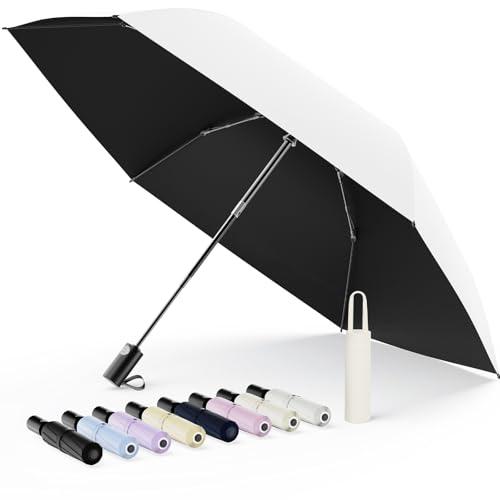 現役皮膚科医監修 JIS認証＆段階収納日傘 UVカット100遮光遮熱 折り畳み傘業界初！安全式自動開...