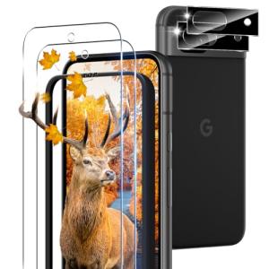 2+2枚セット 指紋認証対応 ガイド枠付き 用 Google Pixel 8A ガラスフィルム 2枚 ピクセル8A フィルム + 2枚 カメラ保｜kirelab-net