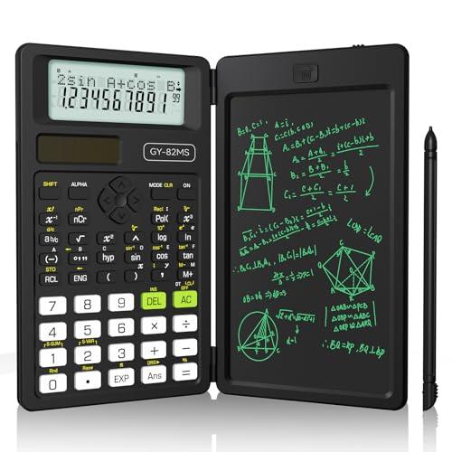 NEWYES 関数電卓 240関数・機能 電卓付き電子メモパッド 統計計算・数学自然表示 2in1 ...